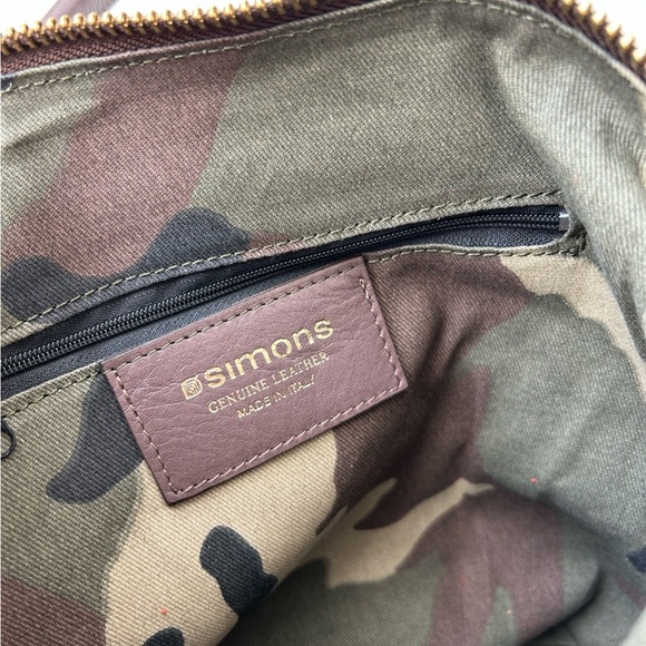 Simons genuine leather backpack taupe - Picture 4 of 16